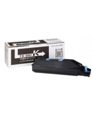 0T2KA0NL - KYOCERA - Toner TK-880K preto FSC8500DN