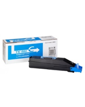 0T2KACNL - KYOCERA - Toner TK-880C ciano FSC8500DN