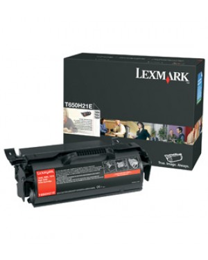 0T650H21E - Lexmark - Toner T650 preto