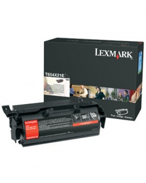 0T654X21E - Lexmark - Toner T654 preto