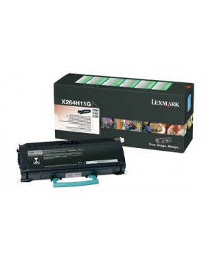 0X264H11G - Lexmark - Toner X264H11G preto X264 X363 X364