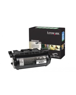 0X644H11E - Lexmark - Toner High preto