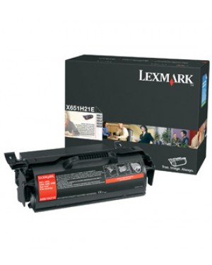 0X651H21E - Lexmark - Toner X65x preto