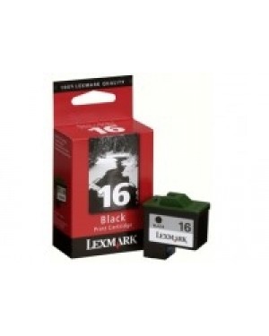 10N0016B - Lexmark - Cartucho de tinta No.16 preto