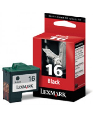 10N0016BA - Lexmark - Cartucho de tinta #16 preto