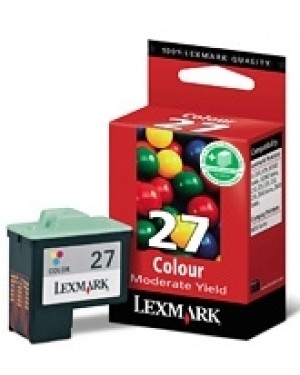 10N0227B - Lexmark - Cartucho de tinta #27 ciano magenta amarelo