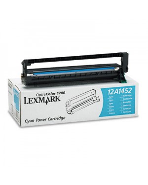 12A1452 - Lexmark - Toner ciano Optra Color 1200 (11F0000) 1200n (11F0001)