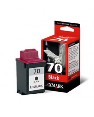 12A1970B - Lexmark - Cartucho de tinta 70 preto