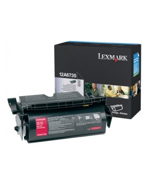 12A6735 - Lexmark - Toner preto T520 (09H0021) T520d (09H0270) T520dn (09H0370) T520n (09H01