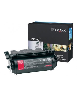 12A7360 - Lexmark - Toner preto T630 T630dn T630n VE T630ve T632 T632dTn T632dTnf T632n