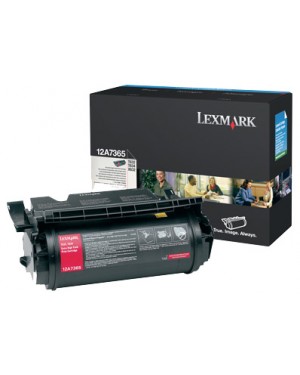 12A7365 - Lexmark - Toner preto T632 T634
