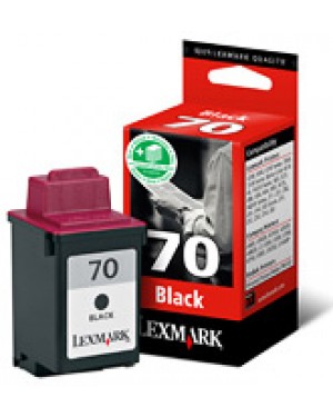 12AX970BL - Lexmark - Cartucho de tinta Nr.70 preto 7000 7200 7200V Optra Color 45 45n X125 X4250 X4270
