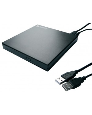 133-53 - Sandberg - HD disco rigido USB DVD Mini Reader (black)