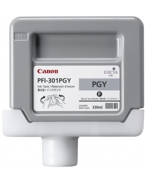 1496B001 - Canon - Cartucho de tinta PFI-301PGY pigmento cinzento