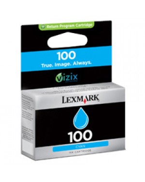 14N0900BL - Lexmark - Cartucho de tinta 100 ciano Impact S305 Interact S605 Interpret S405 Intuition S505 Pinn