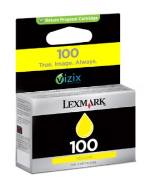 14N0902A - Lexmark - Cartucho de tinta 100 amarelo Pro205 S305 S405 S505 S605 Pro705 Pro805 Pro905