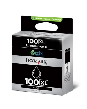 14N1068E - Lexmark - Cartucho de tinta 100XL preto Impact S305 Intuition S505 Interpret S405 Prospect P