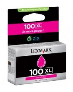 14N1070B - Lexmark - Cartucho de tinta 100XL magenta Pro205/Pro705/Pro805/Pro905/S305/S405/S505/S605