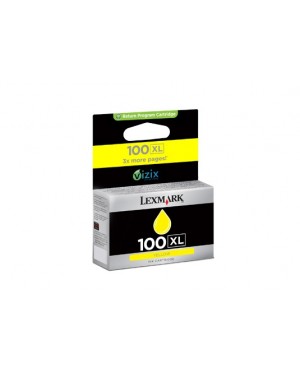 14N1071E - Lexmark - Cartucho de tinta 100XL amarelo Impact S305 Interpret S405 Intuition S505 Prospect P