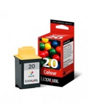 15MX120BPE - Lexmark - Cartucho de tinta No.20 preto