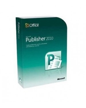 164-06881 - Microsoft - Software/Licença Publisher 2010, 32/64-bit, License, 1PC, EN