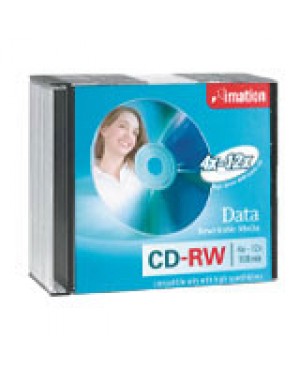 16950 - Imation - CD-RW 4-12x High Speed 5pk Jewel Case