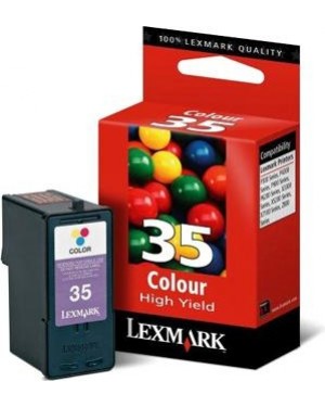 18C0035E - Lexmark - Cartucho de tinta a35 ciano magenta amarelo