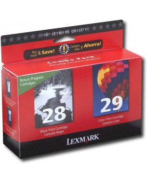 18C1520BR - Lexmark - Cartucho de tinta Twin-Pack preto ciano magenta amarelo X2500/X2510/X2530/X2550/X5070/X5075/X5490/X5495/Z130
