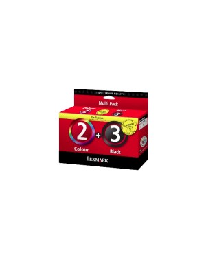 18C1737 - Lexmark - Cartucho de tinta #2 preto ciano magenta amarelo X2580 X3580 X4580 Z1380 Z1480