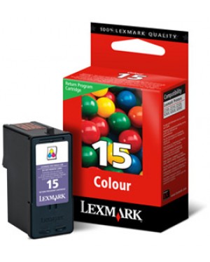 18C2110B - Lexmark - Cartucho de tinta #15 ciano magenta amarelo X2650 X2670 Z2320