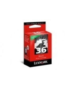 18C2130BL - Lexmark - Cartucho de tinta No.36 preto