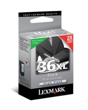18C2170 - Lexmark - Cartucho de tinta 36XL preto X3650 X4650 X5650 X6675 X6650