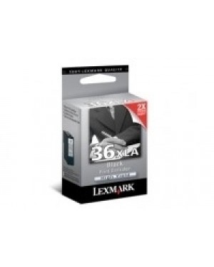18C2190BL - Lexmark - Cartucho de tinta No.36XLA preto