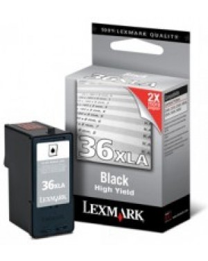18C2190E - Lexmark - Cartucho de tinta 36XLA preto X4650 X6650 X5650 X6675 Z2420