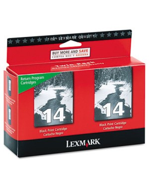 18C2228 - Lexmark - Cartucho de tinta preto X2600 X2650 X2670 Z2300 Z2320