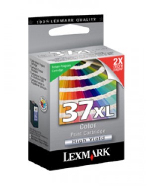 18C2511 - Lexmark - Cartucho de tinta 37XL ciano magenta amarelo LEXMARK X3650; X4650; X5650; X5650ES; X6650; X6675 Professio