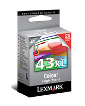 18YX143BR - Lexmark - Cartucho de tinta #43XL preto