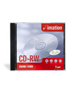 19003 - Imation - CD-RW 10x-24x 650MB-74min 10pk showbox