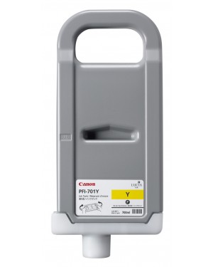 1966B005 - Canon - Cartucho de tinta PFI-701Y amarelo iPF9000S iPF8000S iPF9000 iPF8000