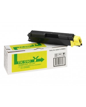 1T02KVANL0 - KYOCERA - Toner TK-590Y amarelo ECOSYS P6026cdn M6026cdn / M6526cdn M6026cidn M6526cidn FSC5