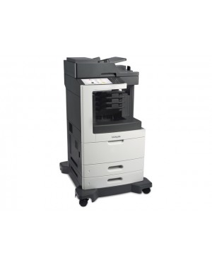 24T7853 - Lexmark - Impressora multifuncional MX810dme laser monocromatica 52 ppm A4 com rede