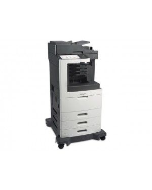 24TT436 - Lexmark - Impressora multifuncional MX812dtme laser monocromatica 70 ppm A4 com rede