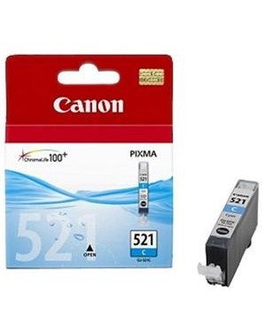 2934B004 - Canon - Toner CLI-521C ciano MP980 MP630 MP620 MP540 iP4600 iP3600 MX860 MP550 MP660 MP64