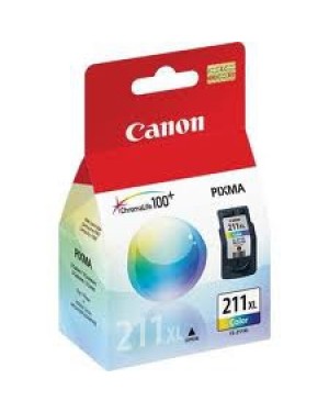 2975B001 - Canon - Cartucho de tinta CL-211 branco PIXMA iP2702 MP240 MP250 MP270 MP280 MP480 MP490 MP495 MX320