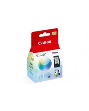 2976B001 - Canon - Cartucho de tinta CL-211 : PIXMA iP2702 MP240 MP250 MP270 MP480 MP490 MX320 MX33