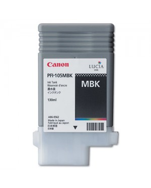 2999B001 - Canon - Cartucho de tinta PFI-105MBK pigmento preto fosco imagePROGRAF iPF6350 iPF6300S iPF6300