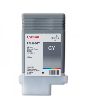 3009B001 - Canon - Cartucho de tinta PFI-105GY cinzento imagePROGRAF iPF6350 iPF6300S iPF6300