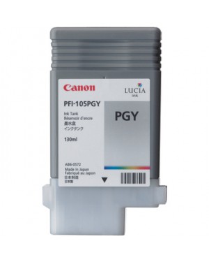 3010B005 - Canon - Cartucho de tinta PFI-105PGY cinzento pigmento cinzento PROGRAF iPF6300/ iPF6350