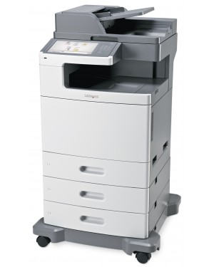 3084849 - Lexmark - Impressora multifuncional XS796dte laser colorida 47 ppm A4 com rede