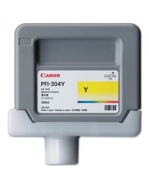 3852B001 - Canon - Cartucho de tinta PFI-304Y amarelo imagePROGRAF iPF8300 iPF8300S